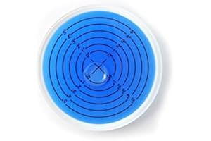 PREAMER Ø74mm High Accuracy Bullseye Spirit Level Round Bubble Spirit Level Circular Rv Appliances for Lnstruments,Tribrachs