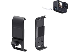 ARNARKOK Ersatz-Akkudeckel für GoPro HERO12/11/HERO10/HERO9, Aluminium, Schwarz