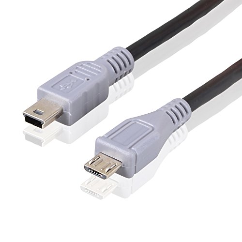 Fuyuanshan OTG-Ladekabel für E-Bike-Computer (25 cm, Micro-USB-Stecker auf Mini-USB-Stecker) - 2