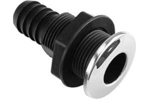 ASUDARO Tubo de drenaje para barcos de acero inoxidable manguera de drenaje para bomba de sentina de casco accesorio de plástico de nailon para sentina con tubo de aireador para accesorios para yates