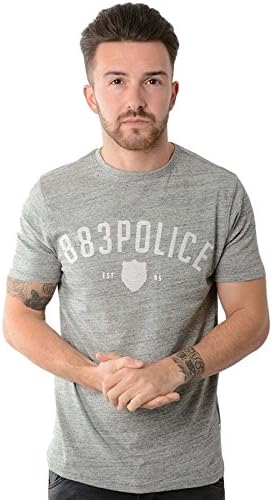 883 police Mens Crew Neck Graphic Picture Designer Short Sleeve T Shirt Tee Top 10 Various Styles & Colours