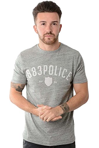 883 police Mens Crew Neck Graphic Picture Designer Short Sleeve T Shirt Tee Top 10 Various Styles &amp; Colours