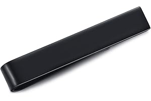 HONEY BEAR Skinny Clip Pasador de corbata - Para Hombre/Chicos Necktie, Boda Negocio Regalo,4cm,1.57inch