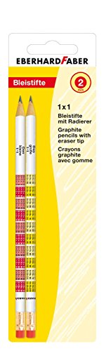 Eberhardt Faber 511898 - Juego de 2 lápices (con goma)