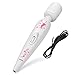 Produktbild Mitlfuny Massagestab Akku FüR Sie,Handheld Wand MassagegeräT Massager Vibrationsmodi, KöRpermassager FüR Nacken Schulter Arme Und Beine KöRper Fuß, Silikon Kopf, USB Wiederaufladbar