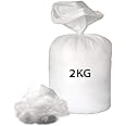 Virgin Hollow Fibre Quality Grade – Stuffing/Filling Toys, Pillows Craft Cushion Filling Cushions, teddy Bear, Pet Beds 100% Soft Hollow Fibre - 2KG