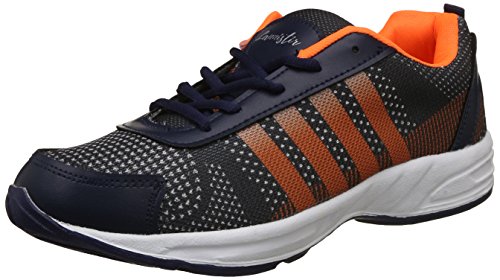 Lannistir Men's Navy Blue-Orange Running Shoes - 9 UK/India (43 EU)(RD-SS20)