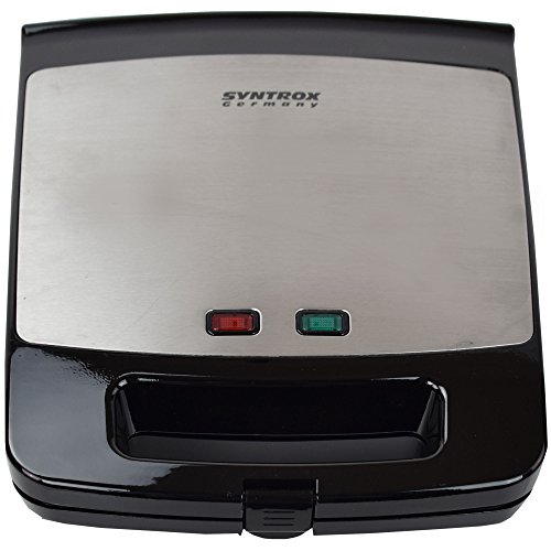 Syntrox Germany WM-1400W-4 Waffle 1400 Watt XXL Waffeleisen für 4 Belgische Waffeln - 8