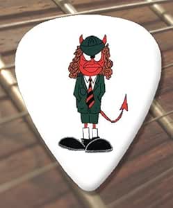 AC/DC Angus Young Devil Premium Guitar Picks x 5 Medium: Amazon.co.uk ...
