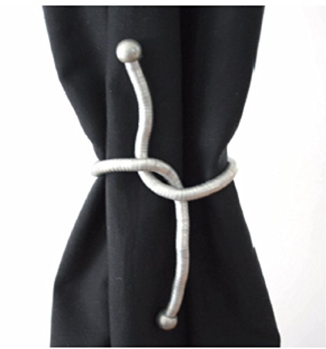 Raffhalter Twist biegsam Farbe silber matt