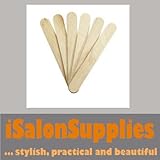 100 Wooden Waxing Wax Disposable Spatulas Sticks