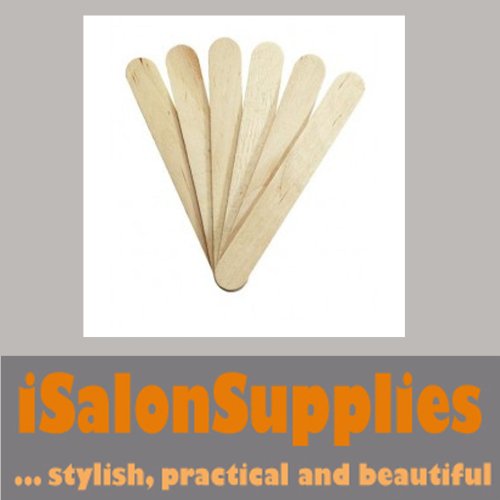 100 Wooden Waxing Wax Disposable Spatulas Sticks