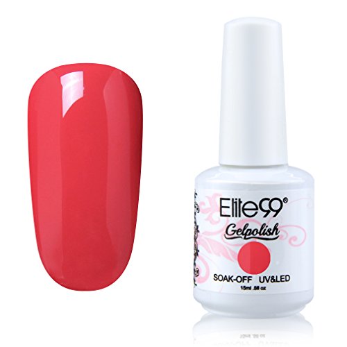 Elite99 Gelpolish Soak Off UV LED Gel Nail Polish Lacquer 15ml Coral (1331)
