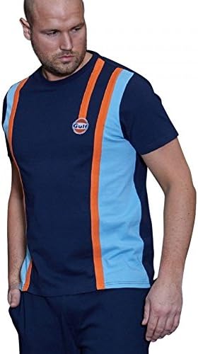 Grandprix Originals Gulf Racing Team T-Shirt Navy Blue L