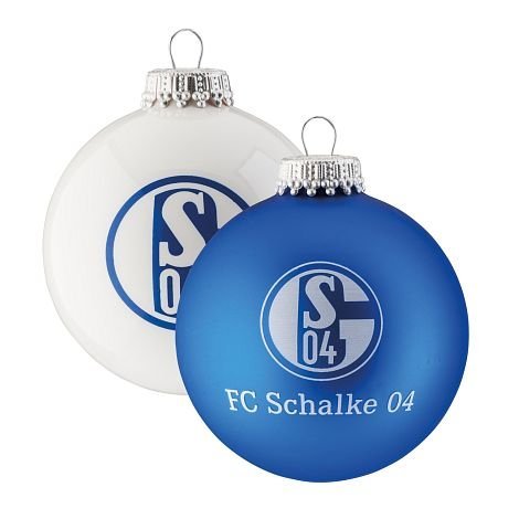 Preisvergleich Produktbild FC Schalke 04 Weihnachtskugeln 4er Pack