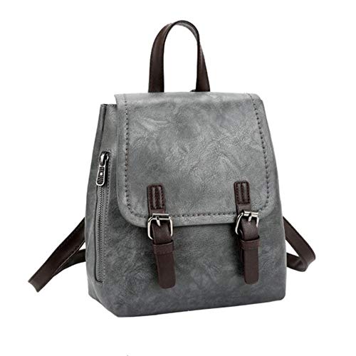 Kynj Mochila Para Mujer Retro College Wind Casual Bag Bag Schoolbag Gris China - 