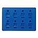 Produktbild tfxwerws blau Mini Küche Figur Form Werkzeuge Ice Tablett Kuchen Form