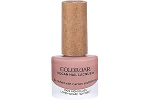 Colorbar Vegan Nail Lacquer - Pep Talk | Paraben Free | Glossy Finish | LONG LASTING | Liquid Form.