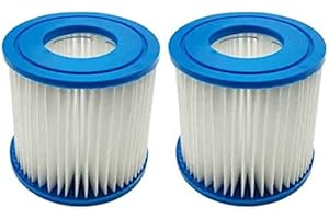 Benfosh Cartuchos de filtro para Bestway tipo VII y D, compatibles con cartuchos de filtro Intex tipo D, 2 unidades