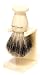 Edwin Jagger Best Badger Shaving Brush with Drip Stand - Large, Imitation Ivory