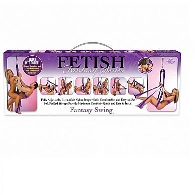 Preisvergleich Produktbild SCHWARZ FETISCH LIEBESSCHAUKEL