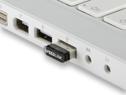 Speedlink Vias Bluetooth Adapter (universeller BT-Dongle für MAC und Windows), transparent-schwarz