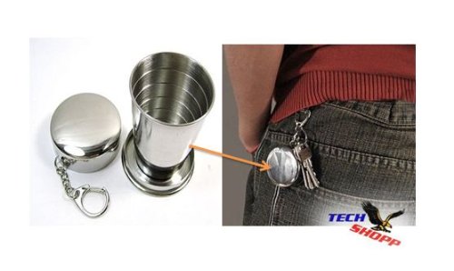 RuiChy Campingbecher Reisetasse Faltbecher, Wandern, Camping, Reisen, zusammenklappbar siehe abbildung - 2