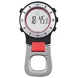 ★ Multifunktion: Höhenmesser, Barometer, Kompass, Thermometer, Wettervorhersage, Stopawatch, Countdown, EL-Hintergrundbeleuchtung, Wecker, Dualzeitanzeige, Sonnenauf- und -untergang, wasserdicht, stoßfest, warten auf Sie