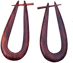 Khussa wooden long fashionable women earing KHJW-37