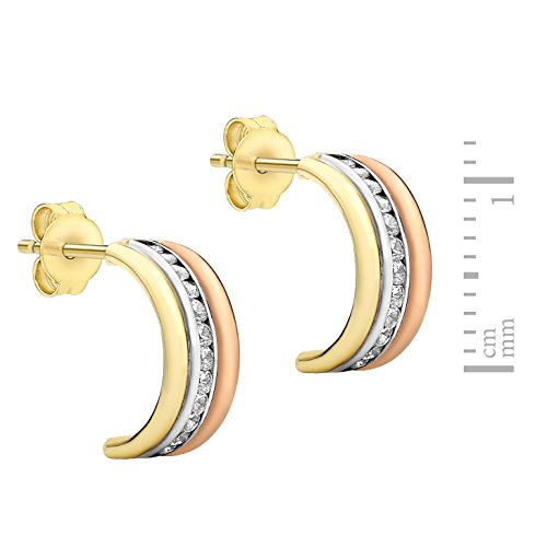 Carissima-Gold-Damen-Ohrringe-375-9-Karat-375-Gelbgold-Zirkonia