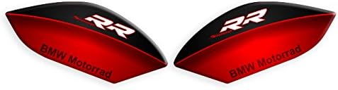 Kit Side Tank Pad Protectors BMW S 1000 RR 2014 – 2017 | Stickers BMW Lateral Protectors L-001 Black Red
