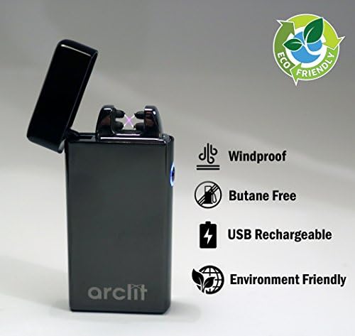Arclit™ | 2018 | Dual Arc Electronic Plasma Lighter | USB Rechargeable | Windproof | Best Gift