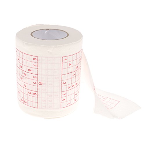 Preisvergleich Produktbild MagiDeal Sudoku Puzzle-Spiel Toilettenpapier Spaß Klopapier WC-Papier Toilette Papier