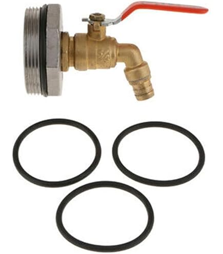 Ölventilhahn DN50 Edelstahl - Mit 3 Dichtungen Für Fässer & Behälter