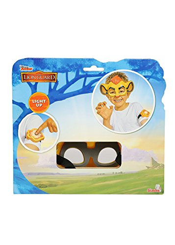 Simba 109318765 – Die Garde der Löwen Kions Maske und Abzeichen, Verschiedene Spielwaren, 20 cm - 6