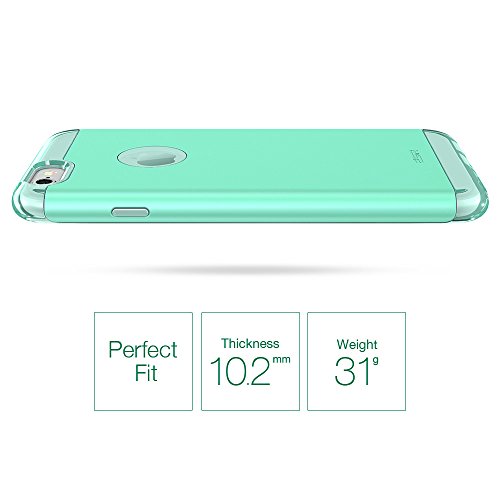 iPhone 6s Case, ESRÂ® Dual Layer Shockproof [Drop Protection] with Hybrid Hard PC Back Cover and Soft TPU Bumper for 4.7 inch iPhone 6/6S (Pink)