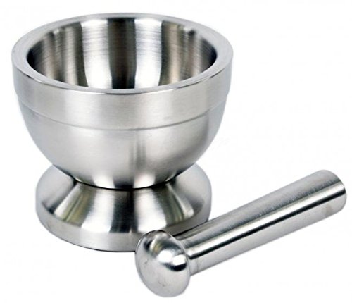 Mörser asus Edelstahl Rostfrei Odelo mit Stössel - 2