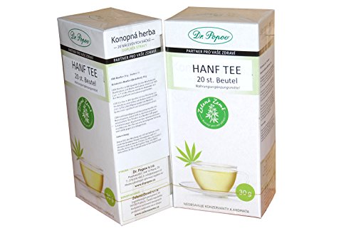 Kräutertee Hanftee - Teebeutel, 30 g, Stress, Kopfschmerzen, Schlafstörungen
