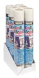 Roll & Stroll Hard Surface Protector - Self adhesive floor protection for dirt, staining and spillages - 600mm x 25m - Clear Branded Film
