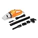 Produktbild woyao13deng Handheld Staubsauger Auto Staubsauger Handselbststaubsauger Nass und Trocken tragbarer Staubsauger 120W mit LED Licht Orange
