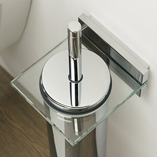 Tiger 264930346 Safira WC-Bürstengarnitur mit Glashalter, chrom - 3