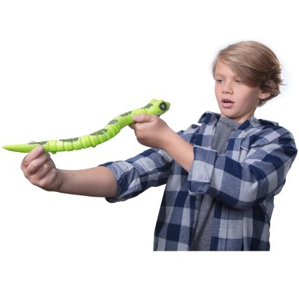 robo alive green snake