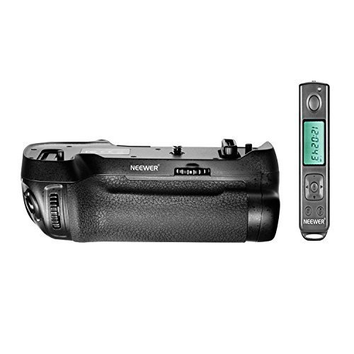 Neewer T  l  commande Grip de 2 4GHz LCD   cran Int  gr   Batterie Sans Fil Remplacement MB-D17 Travailler avec 1 Pi  ce EN-EL15 Batterie Rechargeable ou 8 Pi  ces AA Batteries pour Nikon D500 Cam  ra