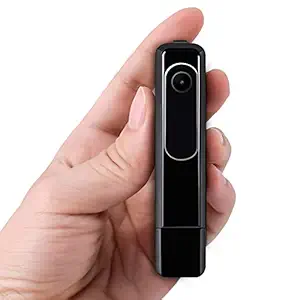 ehomful Ehomful Mini Body Camera HD 1080P Hidden Spy Camera Wearable Video Recorder Loop Recording Portable Clip Body Worn Camera with USB Flash Drive/One Key Fast Record for Outside Home/Office