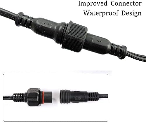 Waterproof Extension Cable for G40 Clear Globe String Lights(3m)