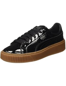 Puma Damen Basket Platform Patent Sneaker