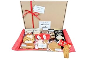 GENERIC Luxury AFTERNOON TEA Gift Hamper - a fabulous selection of Fine Foods - Letter Box Friendly - Suitable for Vegetarian Diets Personalised