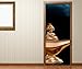 Produktbild Türaufkleber Kinderzimmer Märchen Lampe Dschinn Tür Bild Türposter Türfolie Türtapete Poster Aufkleber 15A443, Türgrösse:80cmx200cm