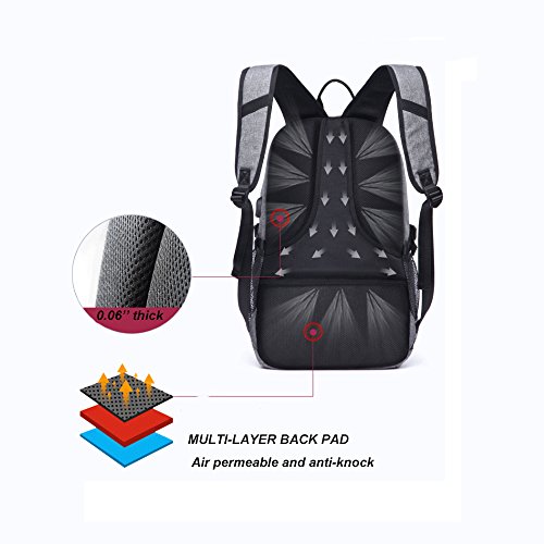 DailyStar Laptop-Rucksack  f  r 39 6-cm-Laptops  15 6  Zoll   Rucksack mit USB-Ladeanschluss  Diebstahlsicher  leichtes Gewicht  f  r M  nner   Frauen