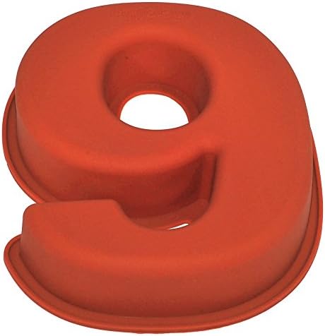 Selecto Bake - Birthday Cake Large Numbers Silicone Mould Non-Stick 25.5 X 19.5 X 5.5cm (9)